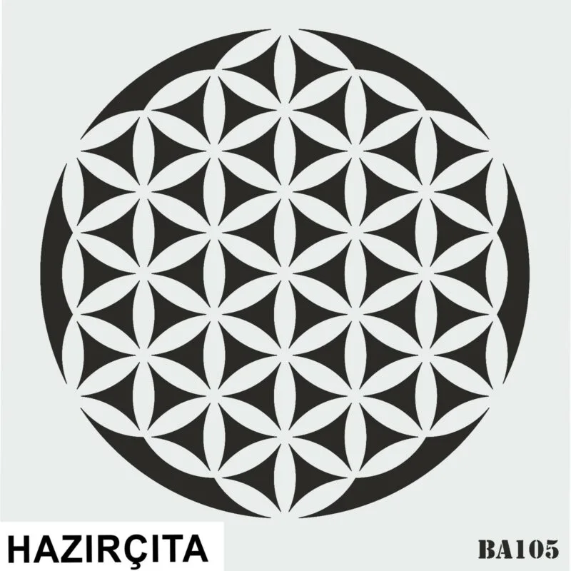 Hazır Çıta Ba 105 Stencil 70 x 70 Cm