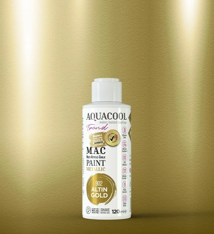 Aquacool Trend M.A.C Su Bazlı Akrilik Lake Metalik Boya