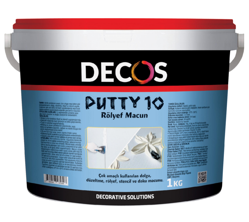 Decos Rölyef Macun Putty 10