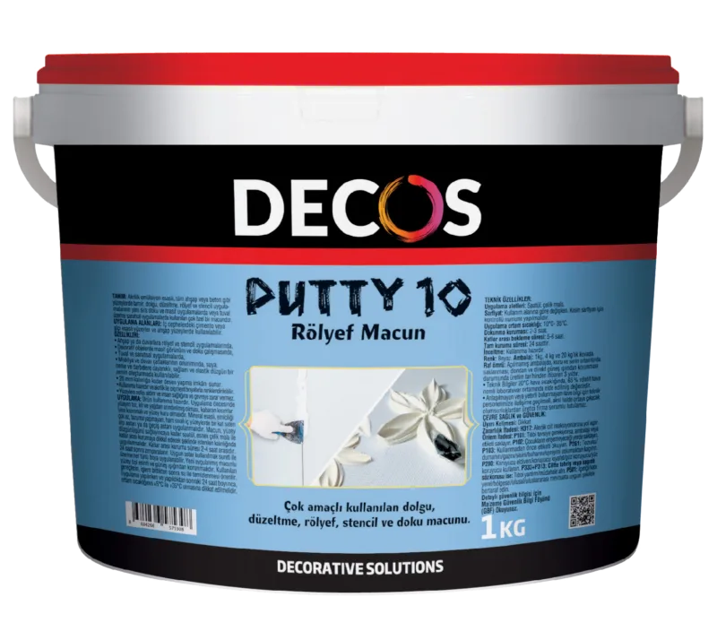 Decos Rölyef Macun Putty 10
